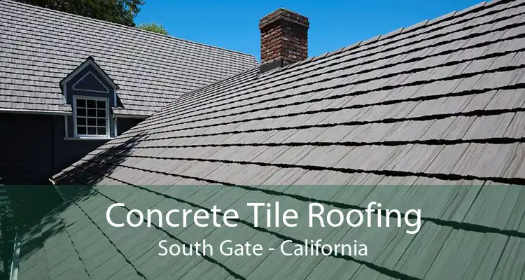 Concrete Tile Roofing South Gate - California